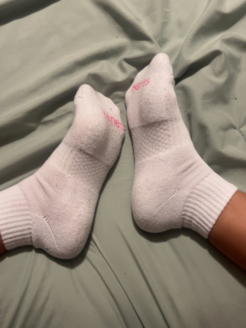 White womens  Athletic Gym Socks